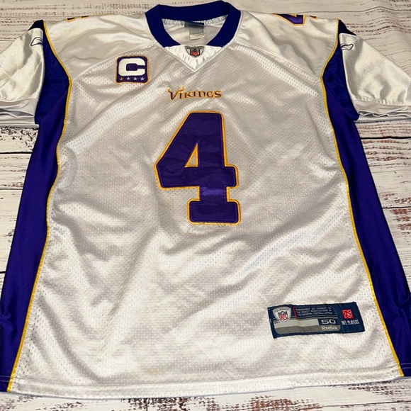 Minnesota Vikings Brett Farve NFL Reebok on field jersey. Size 50(large) 1 star - Picture 4 of 7